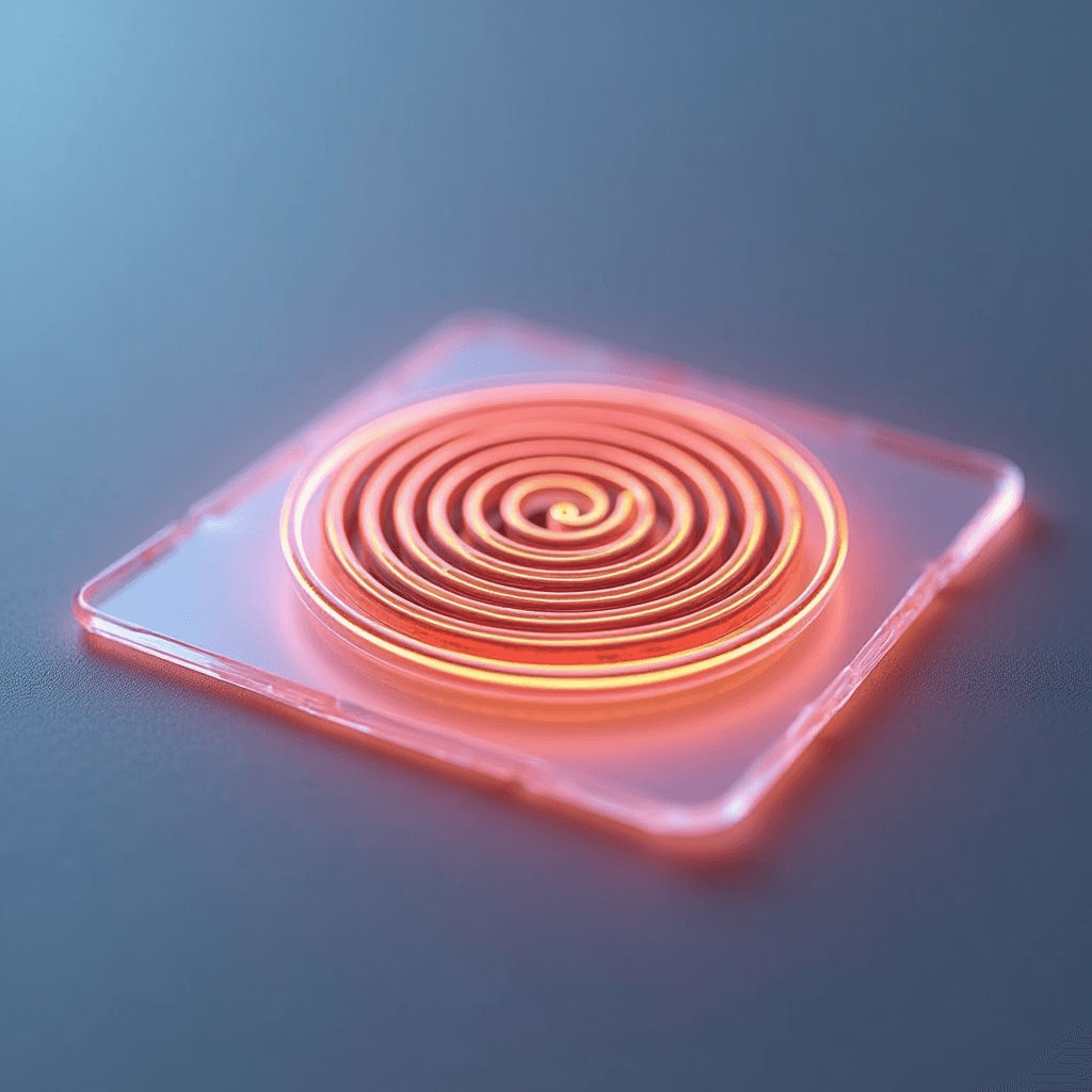 Flexible Fiber Inductive Coils